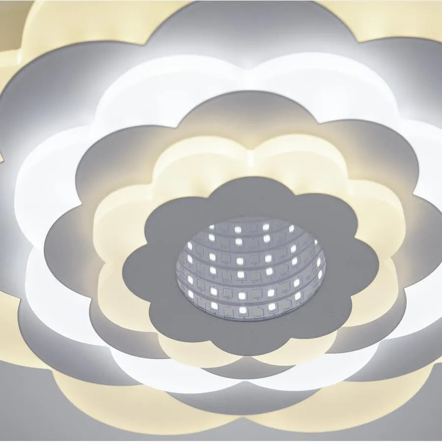 Lustra LED NEXA 3D, 20W, Diametru 24cm, lumina Rece/Calda/Neutra, Alb Lustre LED Default Title Alessandro Design