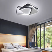 Lustra LED cu telecomanda OBLICO 120W, 3 Patrate, lumina Rece/Calda/Neutra, Dimabila, Negru Lustre LED cu Telecomanda Default Title Alessandro Design