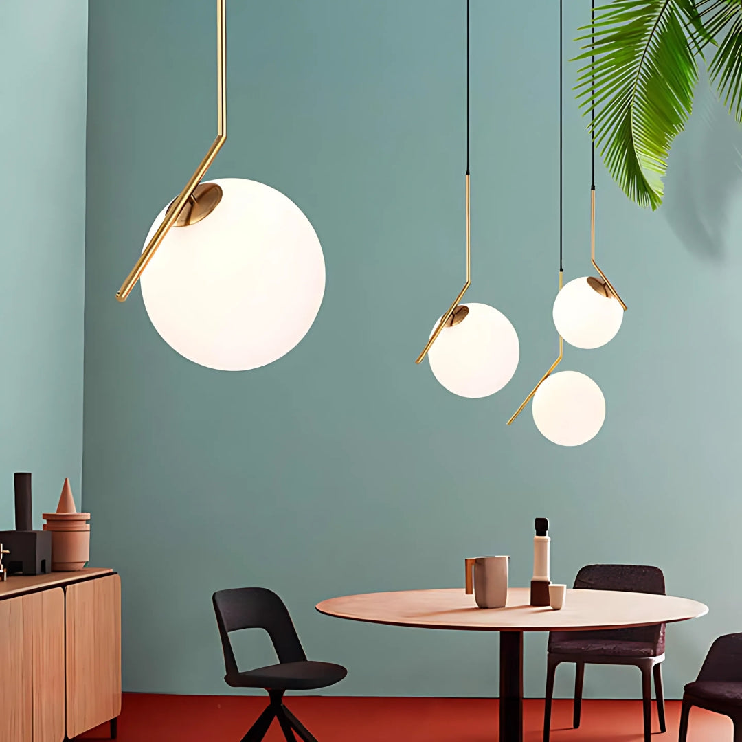 Lustra LOFT Haven, 1x E27, Alb Auriu, Metal, Inaltime Reglabila, Modern Lustre Moderne Default Title Alessandro Design