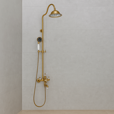 Coloana Dus, Alama Sanitara, Auriu, WZY/310/B