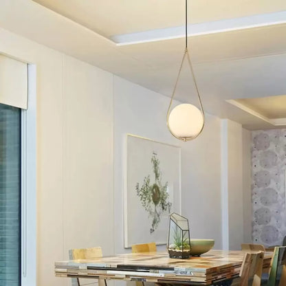 Lustra LOFT Haven, 1x E27, Alb Auriu, Metal, Inaltime Reglabila Lustre Moderne Default Title Alessandro Design