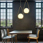 Lustra LOFT Haven, 1x E27, Alb Auriu, Metal, Inaltime Reglabila Lustre Moderne Default Title Alessandro Design