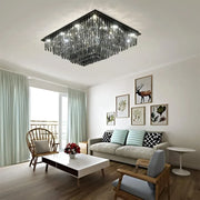 Candelabru Cristal, Brady, 14xE14, Rectangular, Gri Candelabre Cristal Default Title Alessandro Design