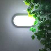 Plafoniera LED FANTAS Ovala 8W 17cm Alb Exterior IP65 Plafoniere LED Default Title Alessandro Design