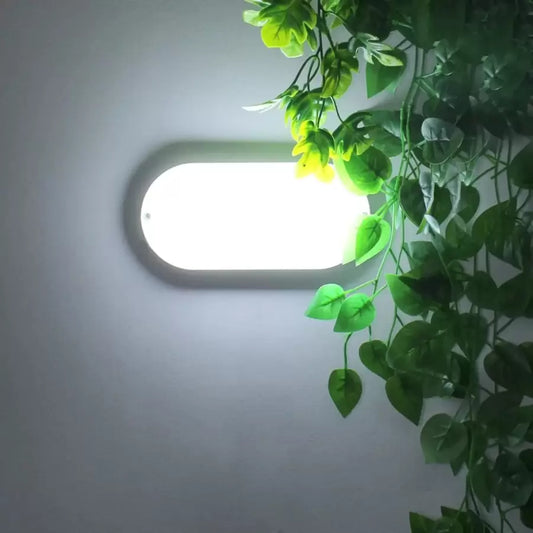 Plafoniera LED FANTAS Ovala 15W 20cm Alb Exterior IP65 Default Title Alessandro Design