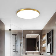Plafoniera LED SOLIS 27cm 20W Lumina Rece Auriu Plafoniere LED Default Title Alessandro Design