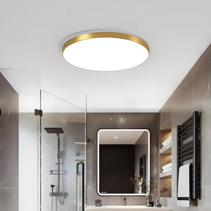 Plafoniera LED SOLIS 27cm 20W Lumina Rece Auriu Plafoniere LED Default Title Alessandro Design