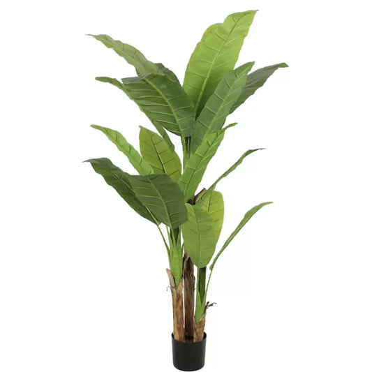 Planta Artificiala Banan japonez, 3 Crengi, fara Ghiveci 190cm Verde Plante Artificiale Interioare Default Title Alessandro Design