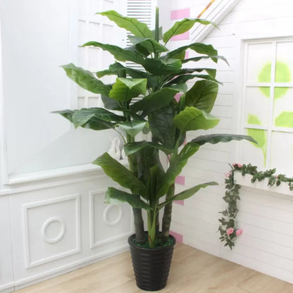 Planta Artificiala Banan japonez, 4 Crengi, fara Ghiveci 180cm Verde Default Title Alessandro Design