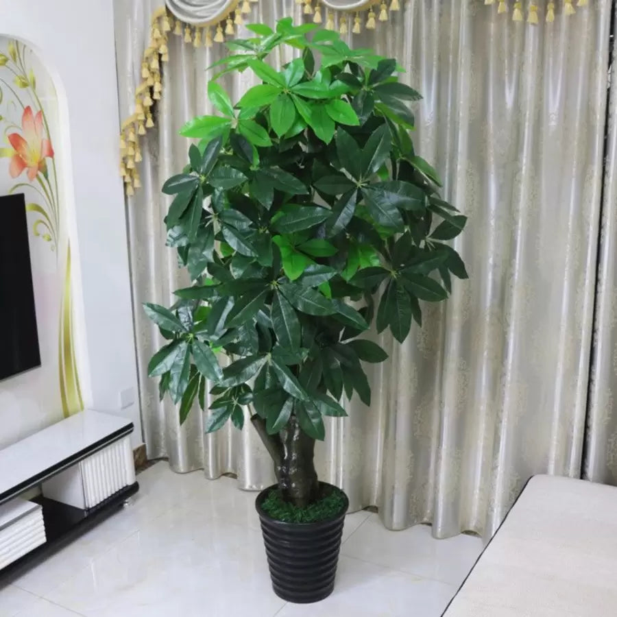 Planta Artificiala Arborele Norocos (Pachira Aquatica), fara Ghiveci, 150cm Verde Default Title Alessandro Design