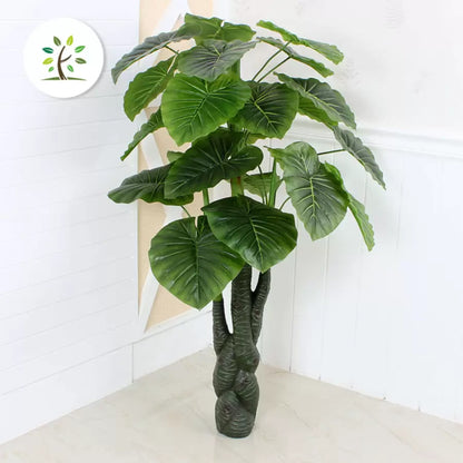 Planta Artificiala Alocasia odora, fara Ghiveci, 150cm Verde Plante Artificiale Interioare Default Title Alessandro Design