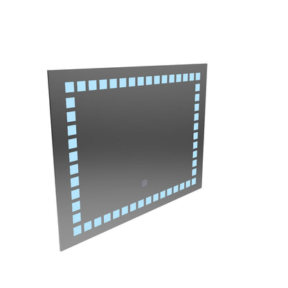 Oglinda LED Rectangulara, 80x60cm, Grid Light Basic Touch