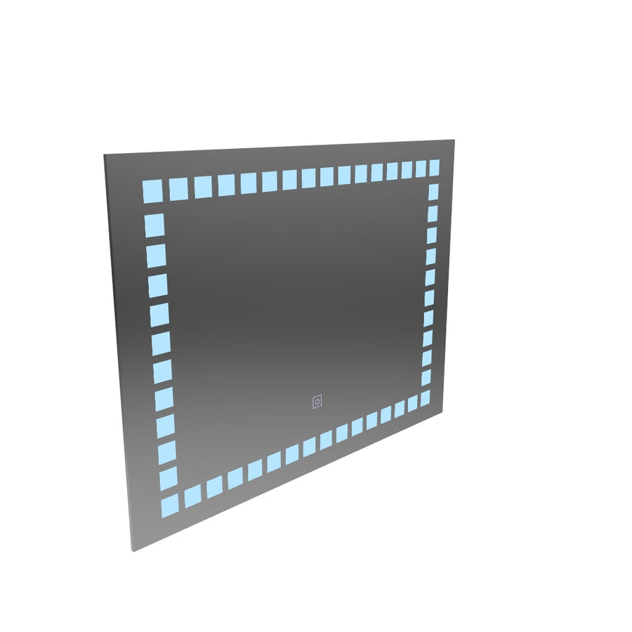 Oglinda LED Rectangulara, 80x60cm, Grid Light Basic Touch