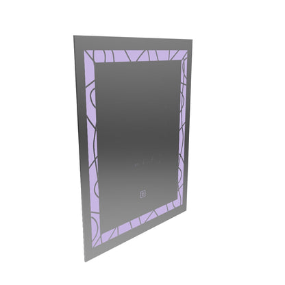Oglinda LED Rectangulara, 60x80cm, Deco Frame Basic Touch