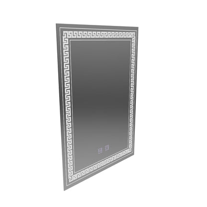 Oglinda LED Rentagulara, 60x80cm, Touch Vivido , Sistem Dezaburire,Dimabila