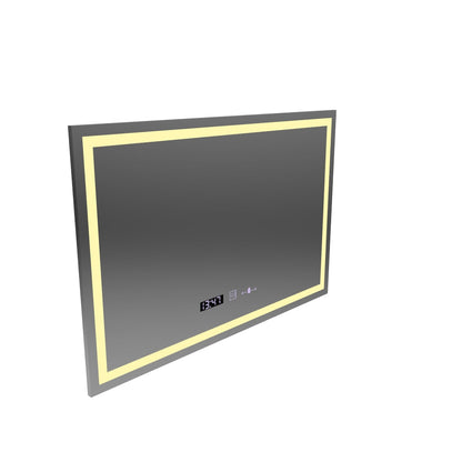 Oglinda LED Rectangulara 120x80cm Vérité MotionGlow Marcello, Sistem Dezaburire, Ceas & Termometru, Dimabila