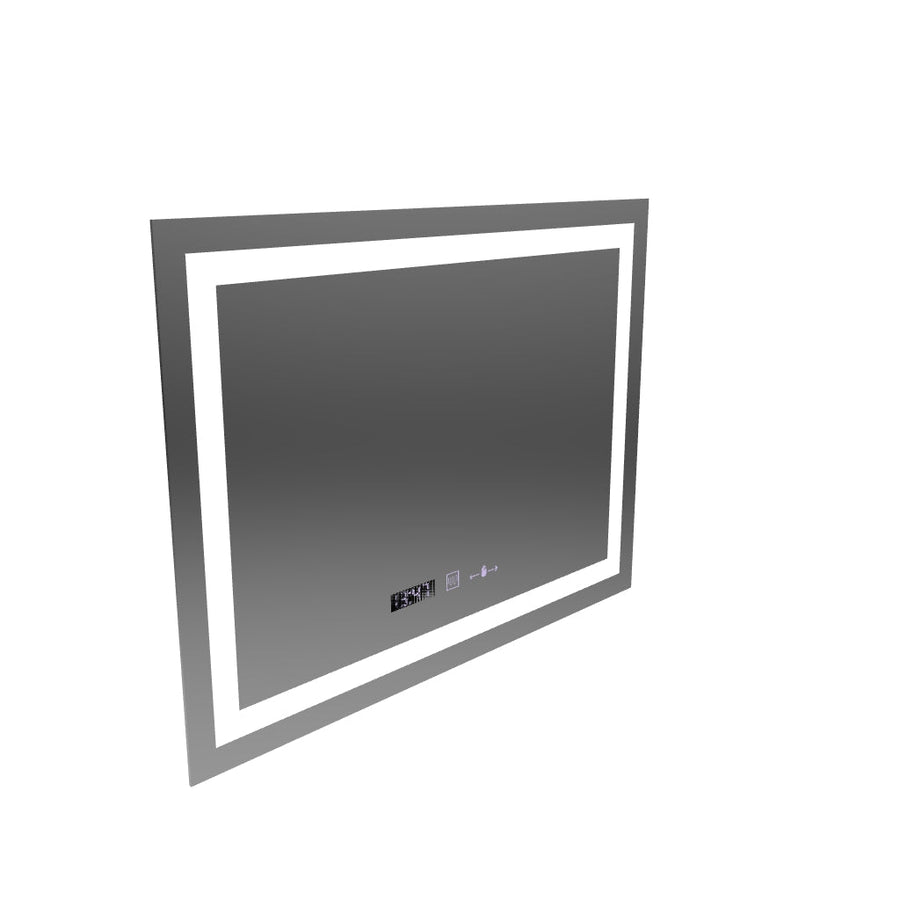 Oglinda LED Rectangulara, 80x60cm, Verite MotionGlow Marcello, Sistem Dezaburire, Ceas & Termometru, Dimabila