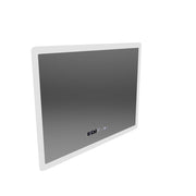 Oglinda LED Rectangulara, 80x60cm, ELANCEE Senzor MotionGlow Marcello, Sistem Dezaburire, Ceas & Termometru, Dimabila