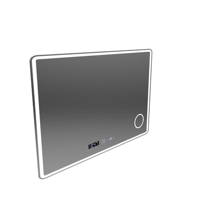 Oglinda LED Rectangulara 100x60 Aura Riflesso Puro MotionGlow Marcello, Sistem Dezaburire, Ceas, Dimabila