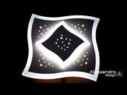Lustra LED MANDI 20W, Diametru 20W, lumina Rece, 6000K, Alb