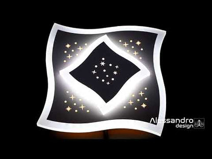 Lustra LED MANDI 20W, Diametru 20W, lumina Rece, 6000K, Alb