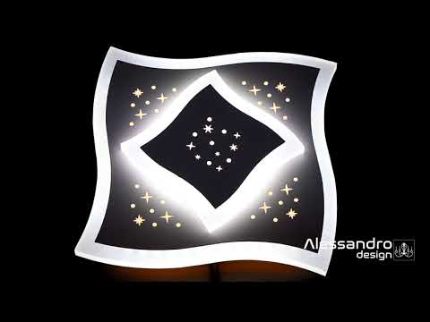 Lustra LED MANDI 20W, Diametru 20W, lumina Rece, 6000K, Alb