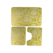 Set 3 Covorase de Baie, 50x40 cm, Verde, Antiderapant Covoare Baie Default Title Alessandro Design