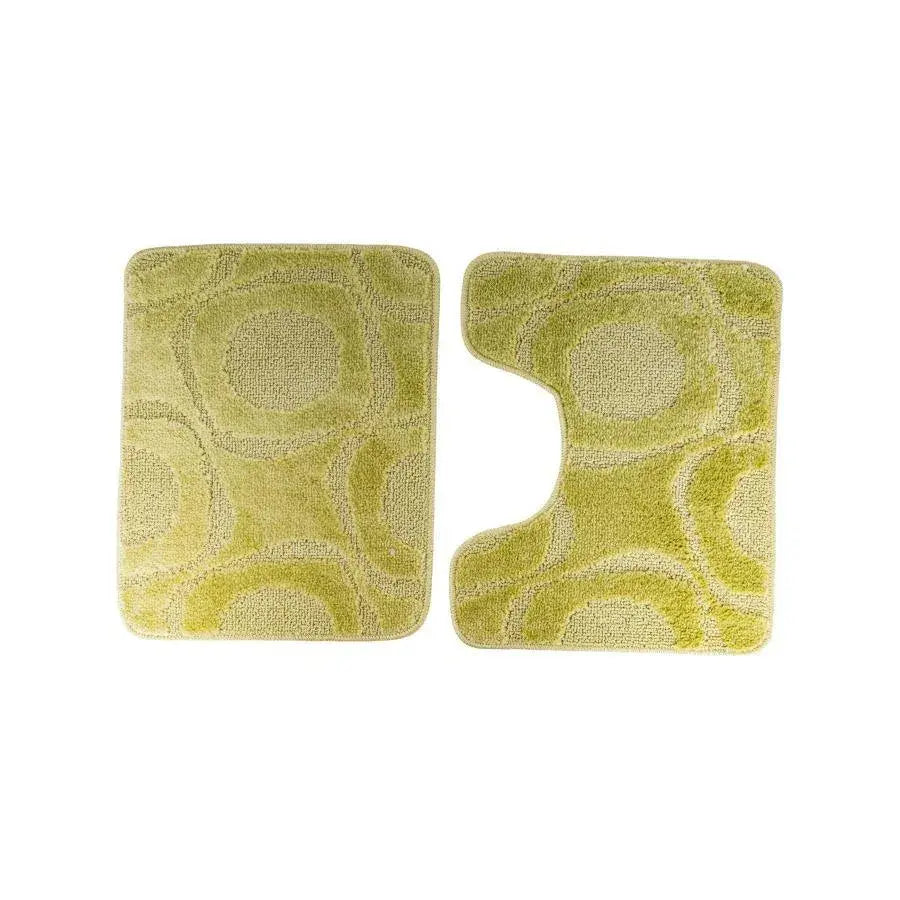 Set 3 Covorase de Baie, 50x40 cm, Verde, Antiderapant Covoare Baie Default Title Alessandro Design