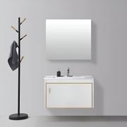 Set Mobilier cu oglinda Baie, Alb, PVC, T356/40 Mobilier Baie Default Title Alessandro Design