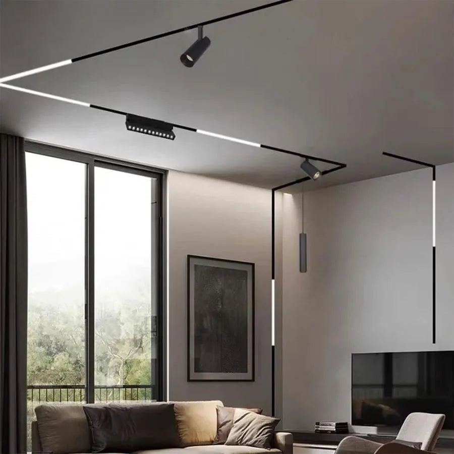 Sina Incastrata pentru Proiectoare Magnetice, 2m, Negru Produse LED Default Title Alessandro Design