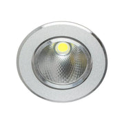 Spot LED Incastrabil, 5W, Metal, Argintiu Corpuri de Iluminat Default Title Alessandro Design