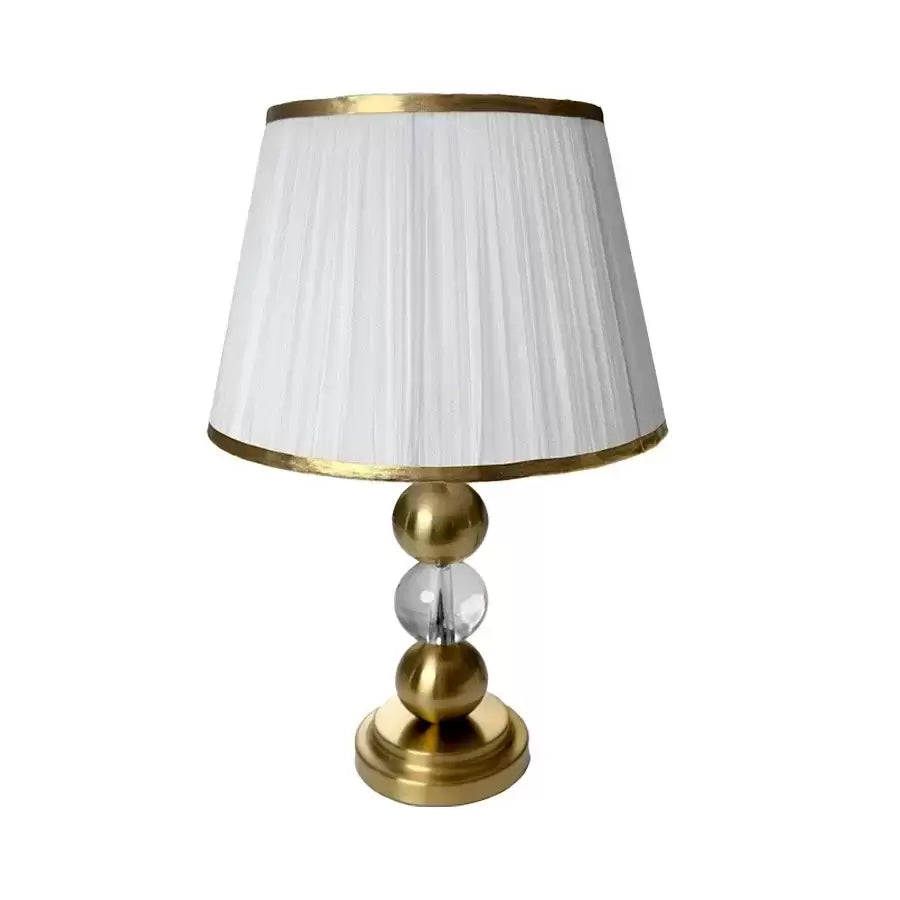 Veioza Eliel 1x E27 Alb Auriu Veioze & Lampadare Default Title Alessandro Design