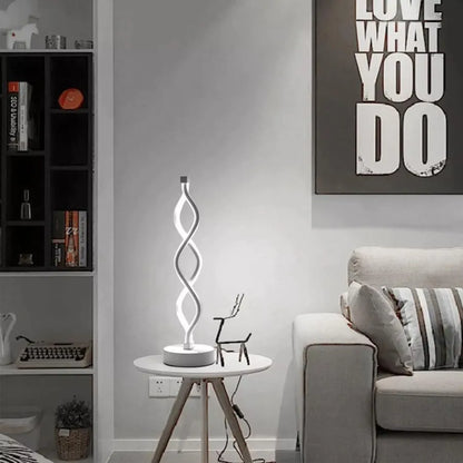 Veioza LED Genom, 36W, Lumina Rece/Calda/Neutra, Plastic si Metal, Alb Veioze & Lampadare Default Title Alessandro Design