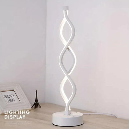 Veioza LED Genom, 36W, Lumina Rece/Calda/Neutra, Plastic si Metal, Alb Veioze & Lampadare Default Title Alessandro Design