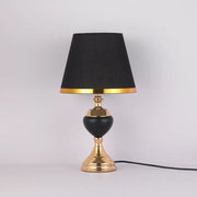 Veioza Mackenzie 1x E27 Negru Auriu Veioze & Lampadare Default Title Alessandro Design